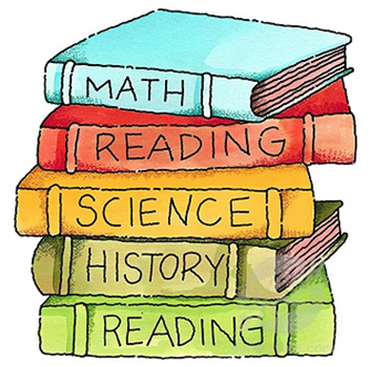 Stack of School Books